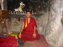 Rinpoche at Parphing cave